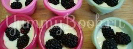 бланманже с ежевикой. Шаг 5