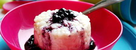 черничный рисовый пудинг. Шаг 3