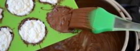 десерт творожный в шоколаде. Шаг 6