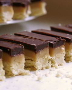 Домашний твикс со сгущенным молоком