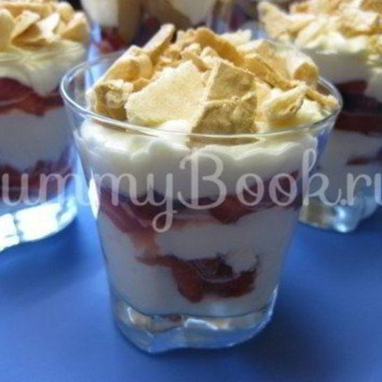 Рецепт клубничного десерта с маскарпоне