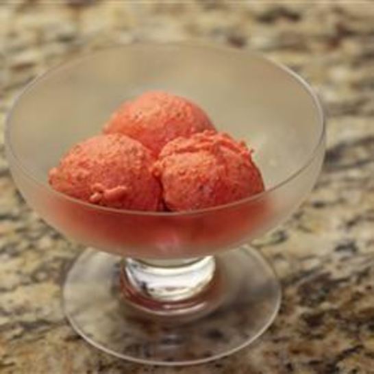 Рецепт клубничного сорбета