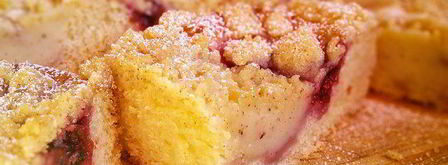 клубничные бухтельн с ванильным пудингом и штрейзелем. Шаг 16