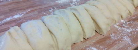 клубничные бухтельн с ванильным пудингом и штрейзелем. Шаг 9