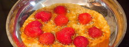 клубника и шоколад с мороженым. Шаг 12