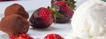 клубника и шоколад с мороженым. Шаг 14