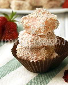 Домашние клубничные конфеты