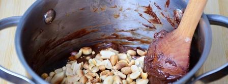 домашние конфеты с арахисом. Шаг 4