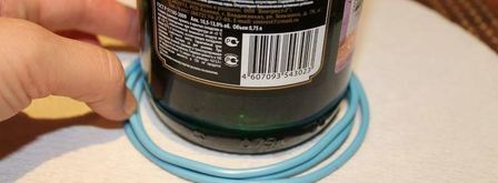 елка из шампанского и конфет. Шаг 14