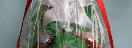 елка из шампанского и конфет. Шаг 38