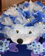 Ежик из конфет