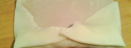 хрустяшки из теста брик мешочки, конфеты, сигары. Шаг 10