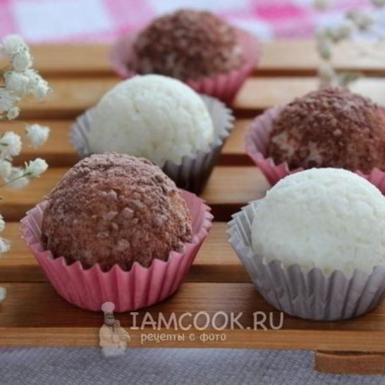 Рецепт кокосовых конфет с фундуком