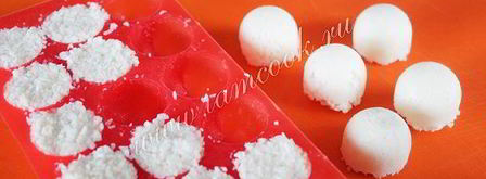 кокосовые конфеты с фундуком. Шаг 8