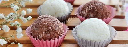 кокосовые конфеты с фундуком. Шаг 9