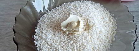 кокосовые конфеты снежки. Шаг 12