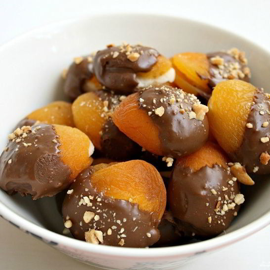 Рецепт конфет курага в шоколаде