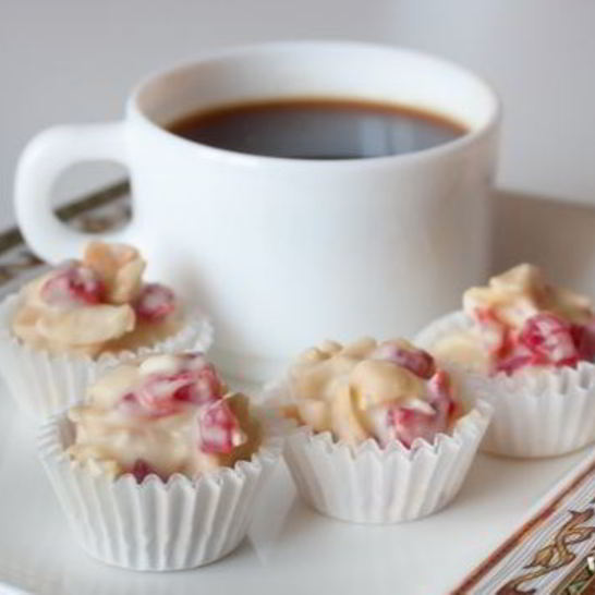 Рецепт конфет с белым шоколадом