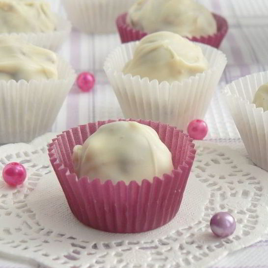 Рецепт конфет в белом шоколаде