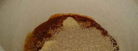 кунжутные конфеты. Шаг 2