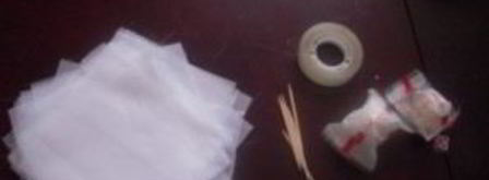 лебеди из конфет. Шаг 11