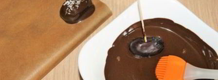 натуральные конфеты финики с миндалем в шоколаде. Шаг 6