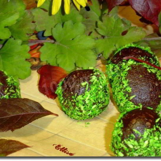 Рецепт шоколадных конфет каштаны за 20 минут