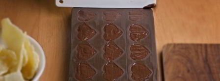 шоколадные конфеты с начинкой из имбирных цукатов. Шаг 8