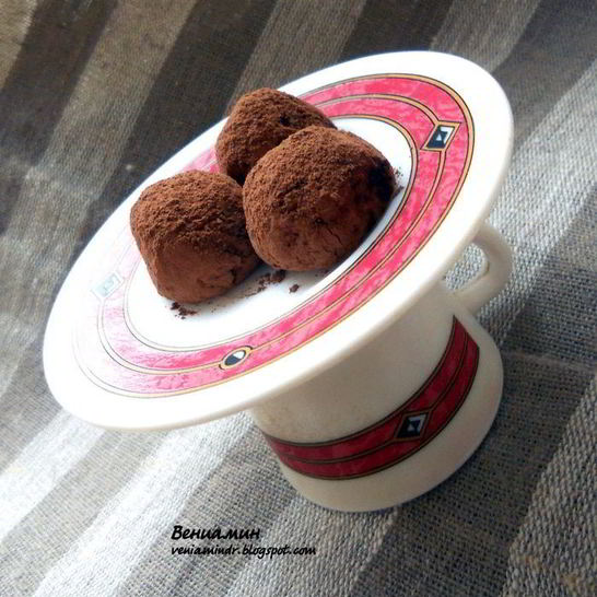 Рецепт шоколадных конфет с пралине из кешью