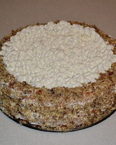 Бисквит со сливочным кремом