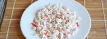 блинные рулетики с крабовым кремом. Шаг 6