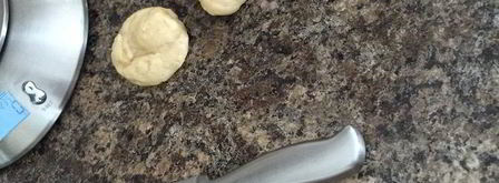 булочки с ароматным штрейзелем и ванильным заварным кремом. Шаг 11