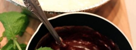 чизкейк с шоколадно-ореховым кремом. Шаг 6