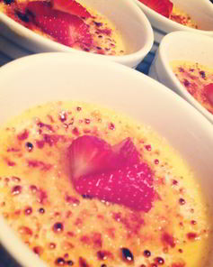 Десерт крем-брюле