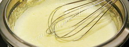 итальянский яичный крем с клюквой. Шаг 5