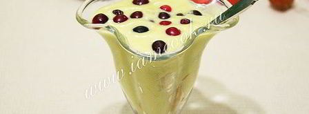 итальянский яичный крем с клюквой. Шаг 9