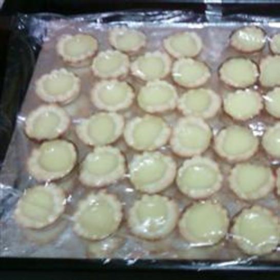 Рецепт китайских песочных корзиночек с заварным кремом