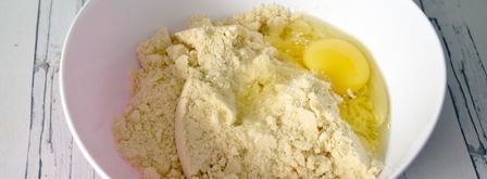 корзиночки с белковым кремом песочные. Шаг 4