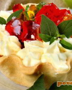 Корзиночки с кремом