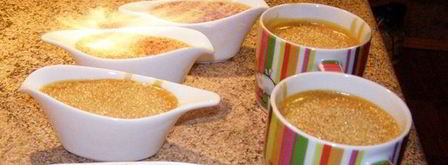 крем-брюле с малиново-клубничным соусом. Шаг 15