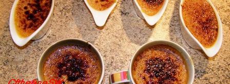 крем-брюле с малиново-клубничным соусом. Шаг 16