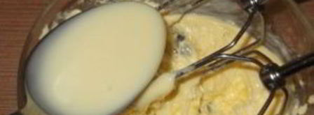 крем для бисквита из сгущенки и масла. Шаг 3