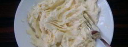 крем сливочный из сгущенки. Шаг 2