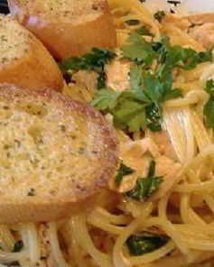 Кремовая паста с лососем