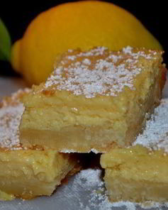 Кремовые лимонные квадратики
