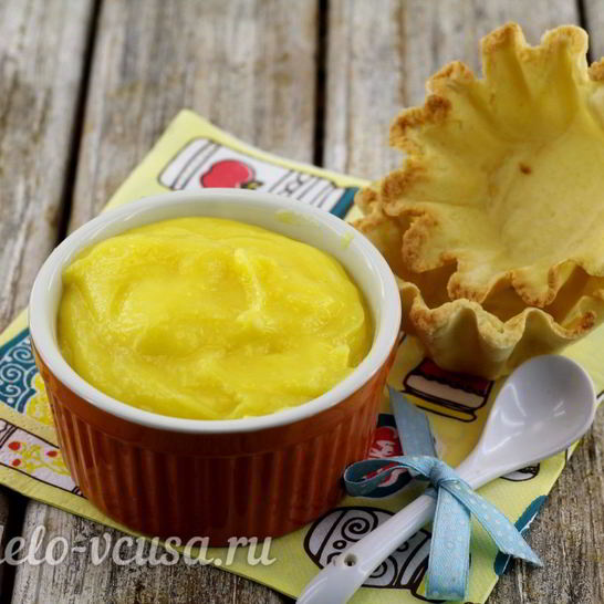 Рецепт лимонного курда с крахмалом