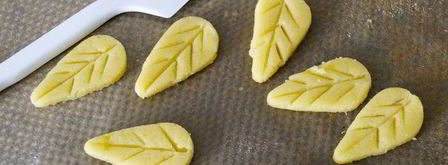 миндальная кростата с лимонным кремом летний сад. Шаг 11