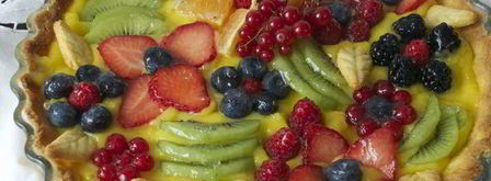 миндальная кростата с лимонным кремом летний сад. Шаг 14