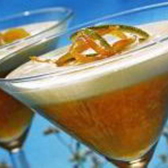 Рецепт персикового пюре с заварным кремом