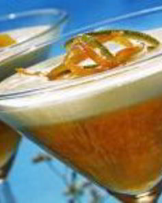 Персиковое пюре с заварным кремом